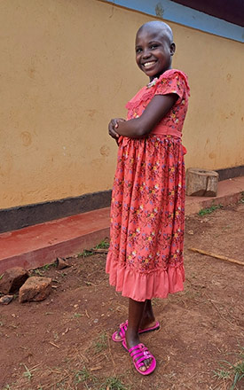 A smiling young lady